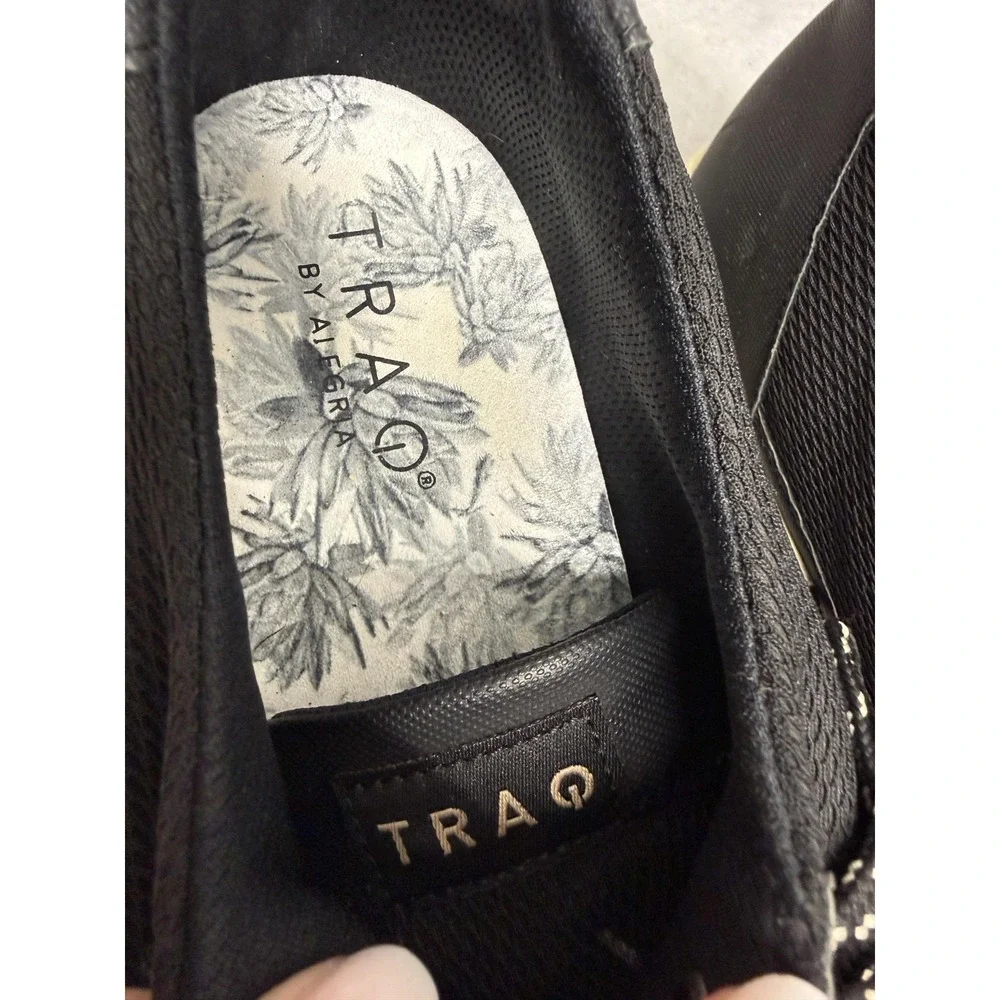 TRAQ by‎ Alegria Shoes Womens Size EU 40 Black Lace Up Comfort Mesh TRA-COP-5001